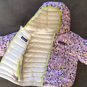 Patagonia reversible down sweater hoody 3t
